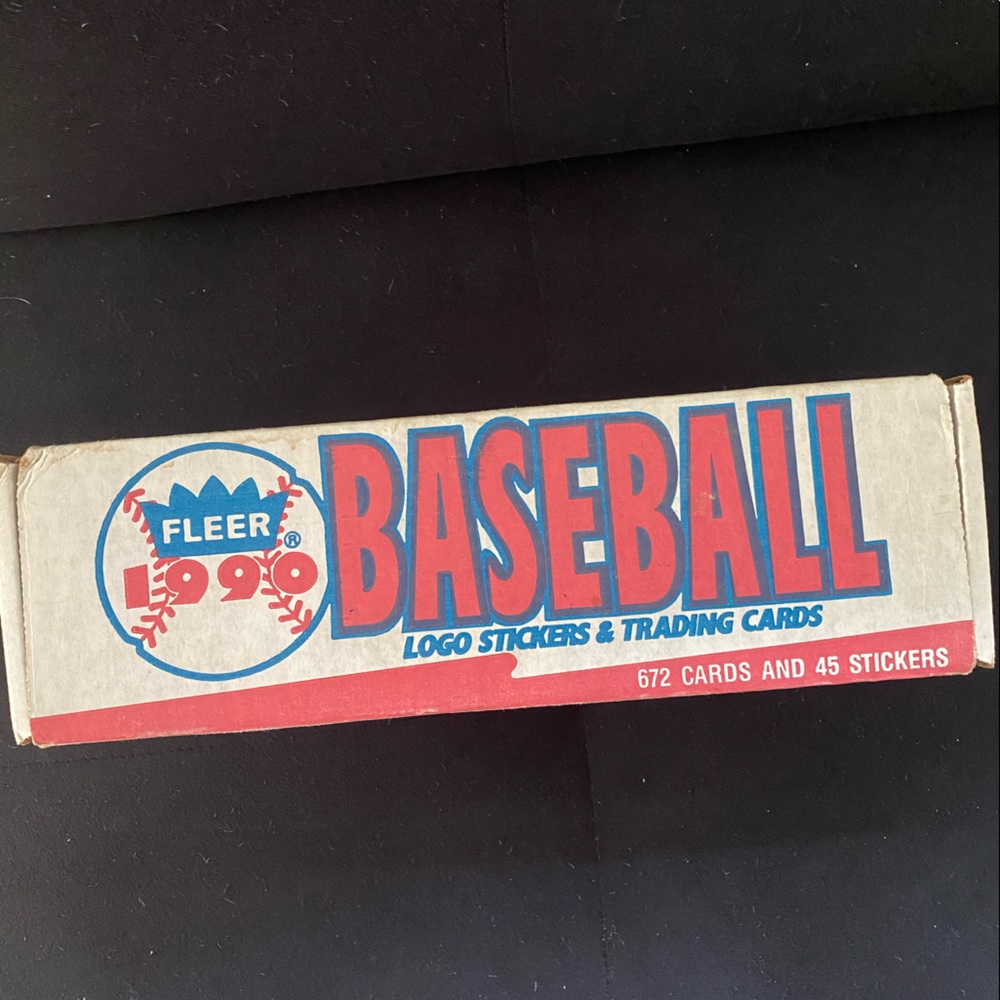 Fleer 1990 Full Baseball card unsure if completed set